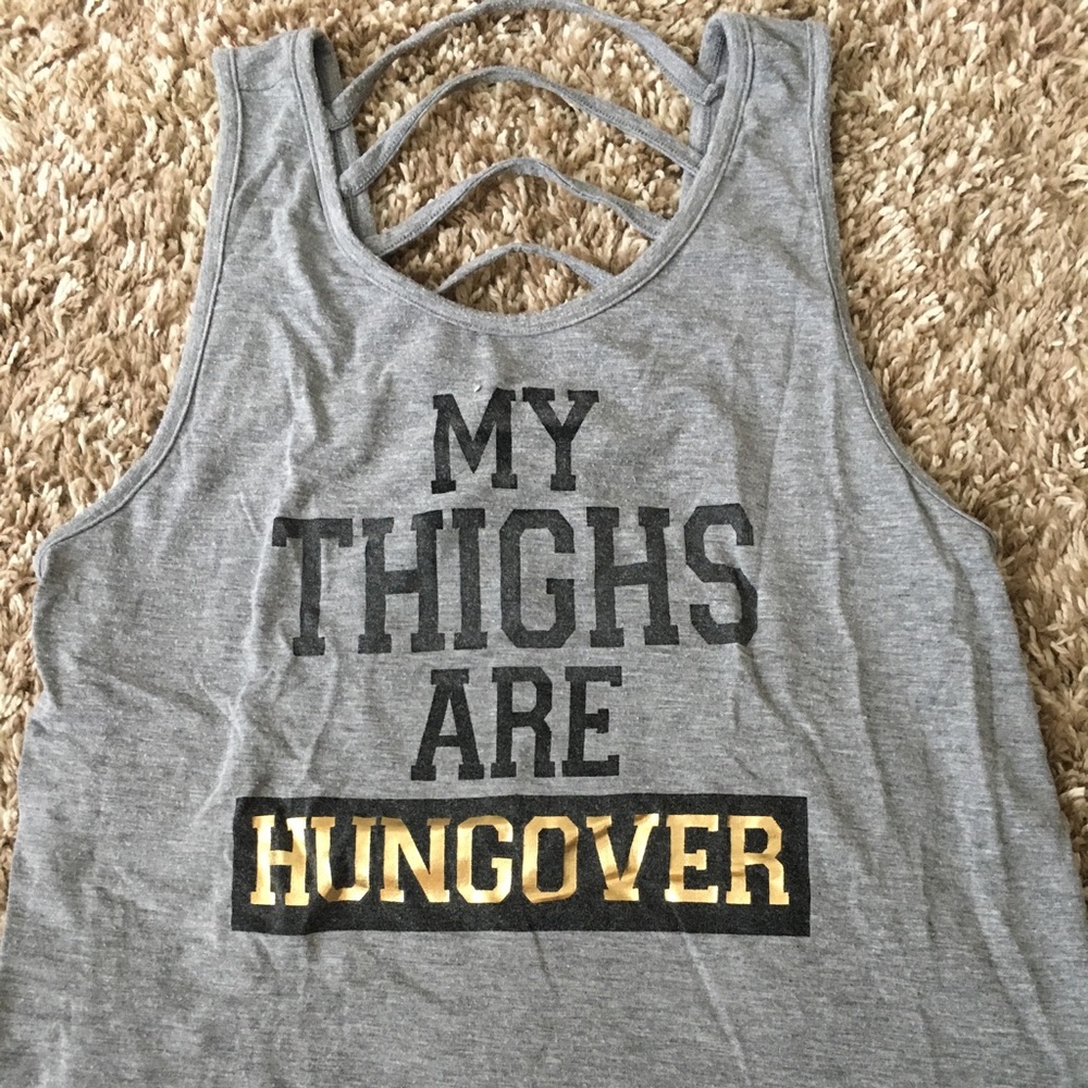 Women's Grey workout tank